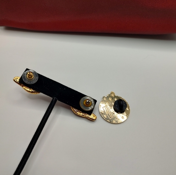 Red Hat Society Earrings and a Red Hat Society Pin! - Picture 5 of 8